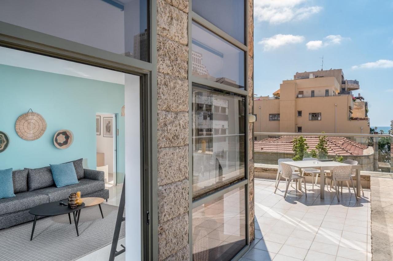 Superbe Apt Avec Terrasse Tres Proche De La Mer ! 텔아비브 외부 사진